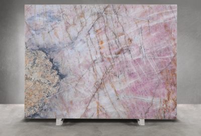 Pink Cristallo Quartzite Slab