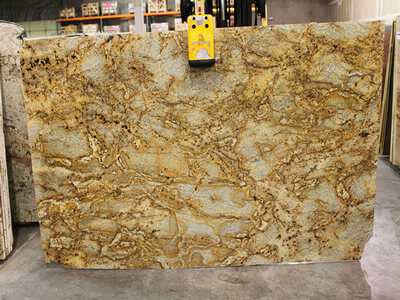 Golden Crystal Granite Slab