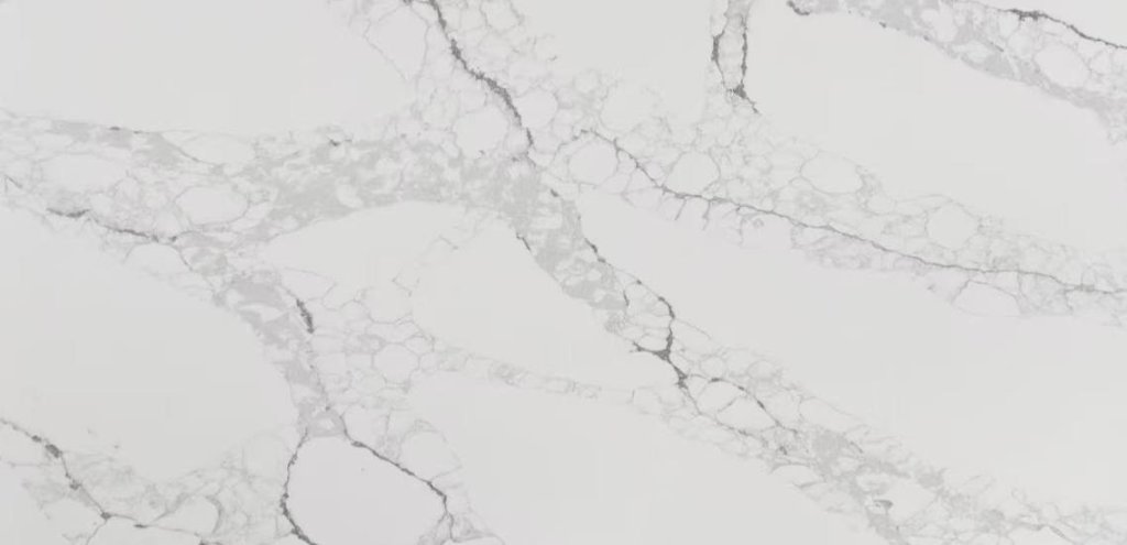 Gray Cala Quartz Prefab Countertop