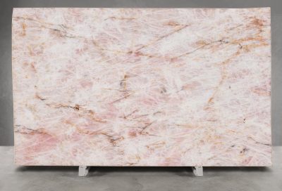 Honed Pink Cristallo Quartzite Slab