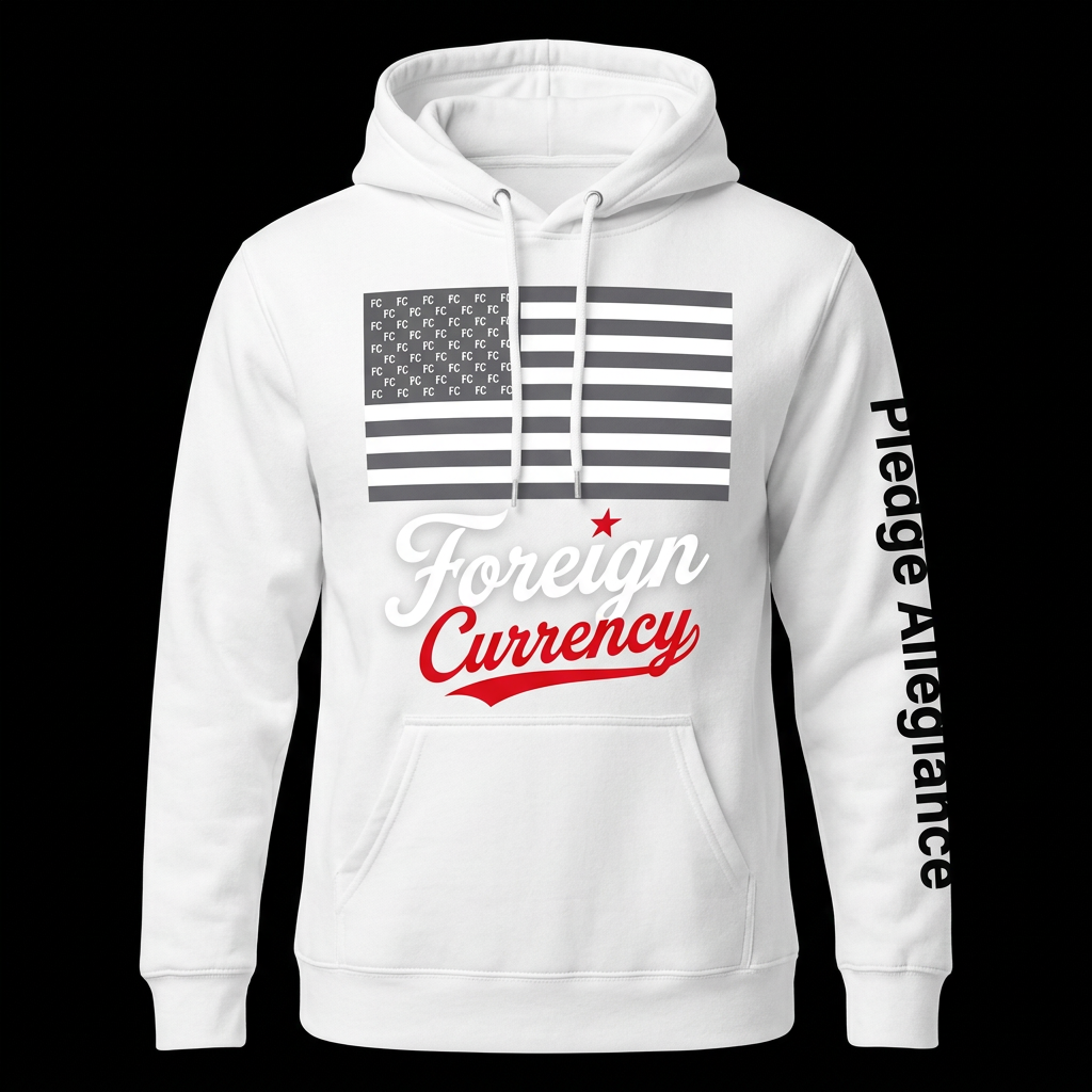 Pledge Allegiance Hoodie — White