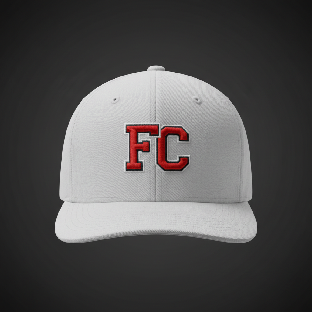 FC Snapback — White/Red