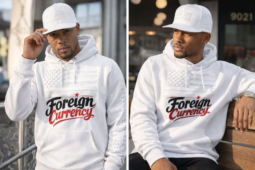 Pledge Allegiance Hoodie — White