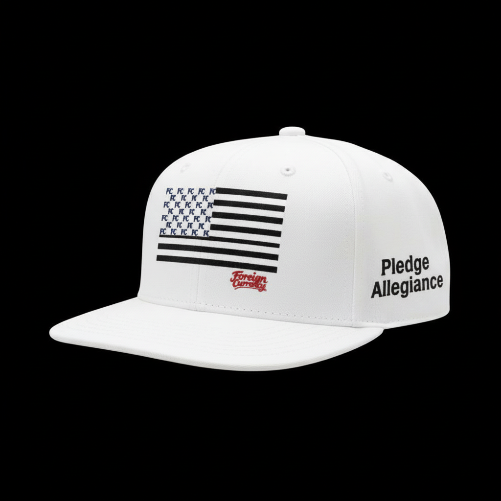 Pledge Allegiance Snapback — White