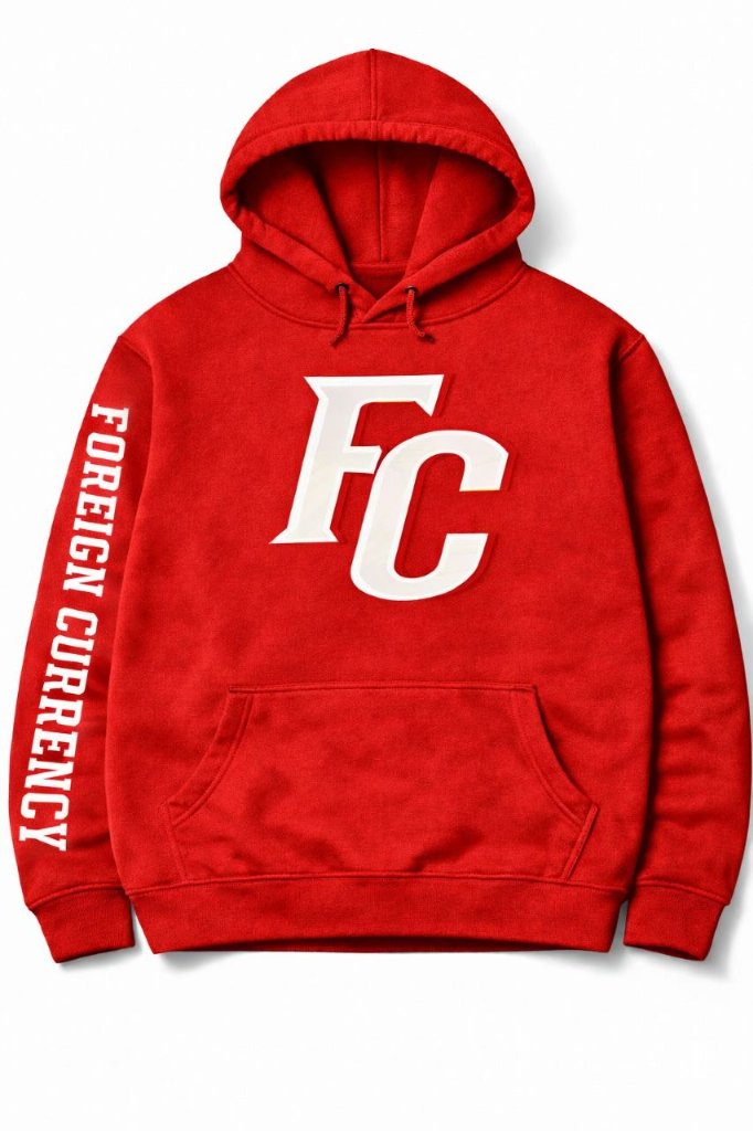 FC Logo Hoodie — Red