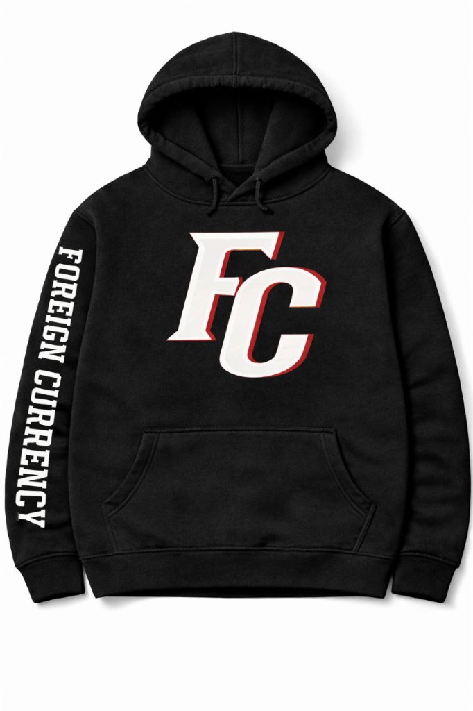 FC Logo Hoodie — Black
