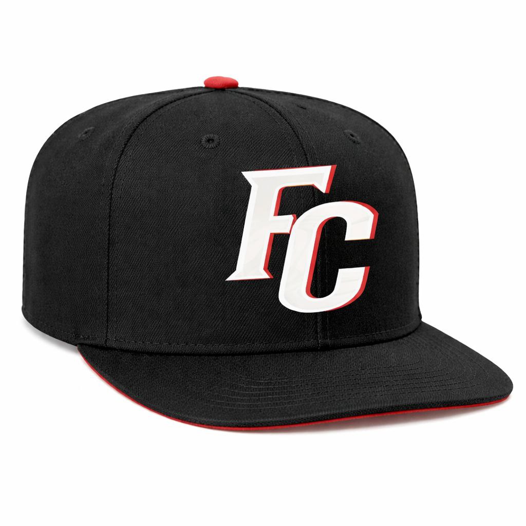 FC Snapback — Black/Red