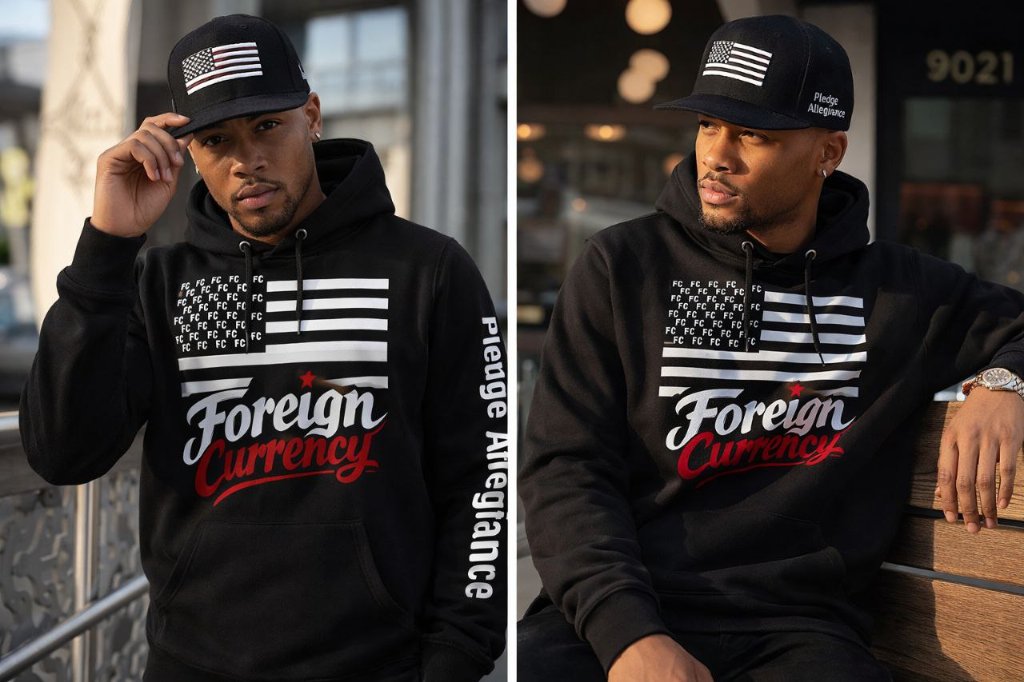 Pledge Allegiance Hoodie — Black