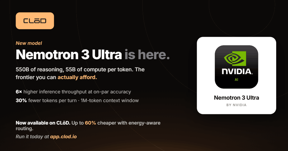 550B of Reasoning, 55B of Compute: The Inference Economics of Nemotron 3 Ultra