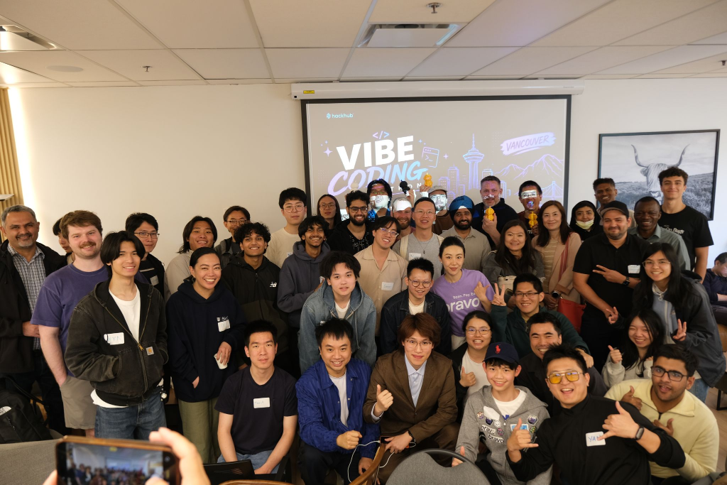 The full hackathon community at Vibe Coding Hackathon Vancouver 2026