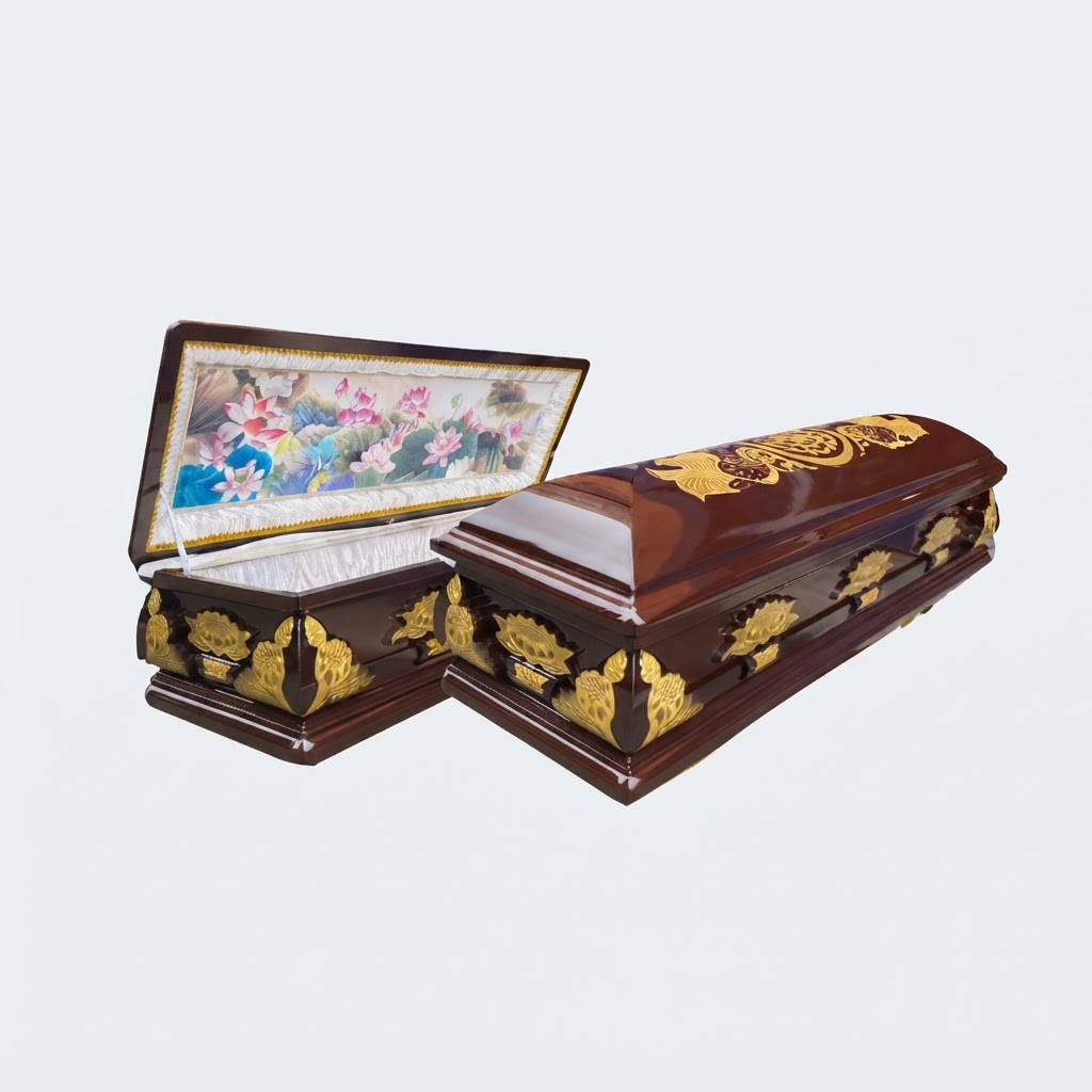 Full Panel Lotus Casket