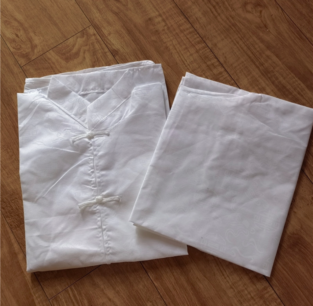 Decedent Apparel Option 5 - Traditional White Bottom