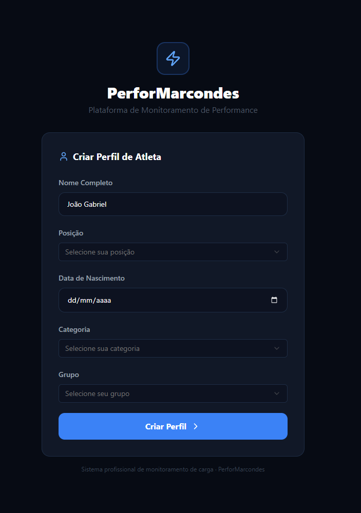PerforMar template preview