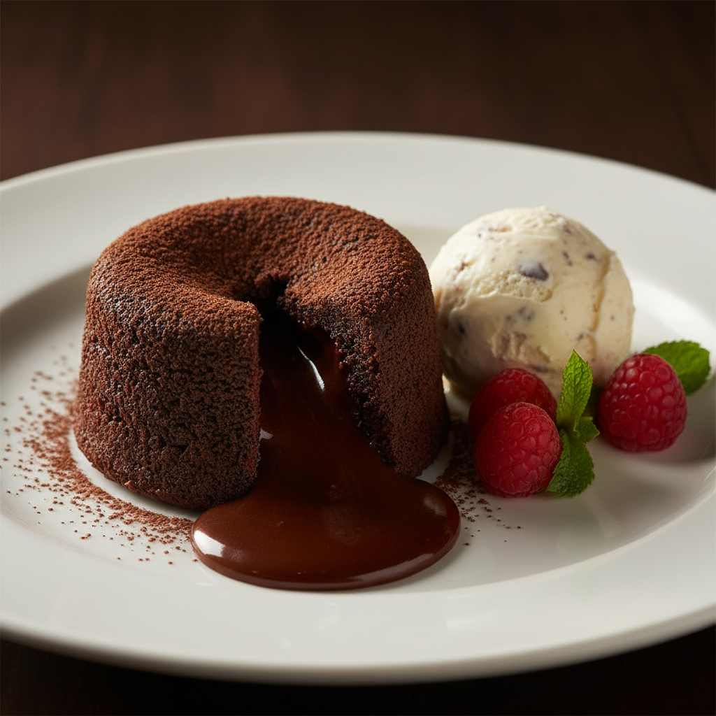 Stuffed Molten Chocolate Cake