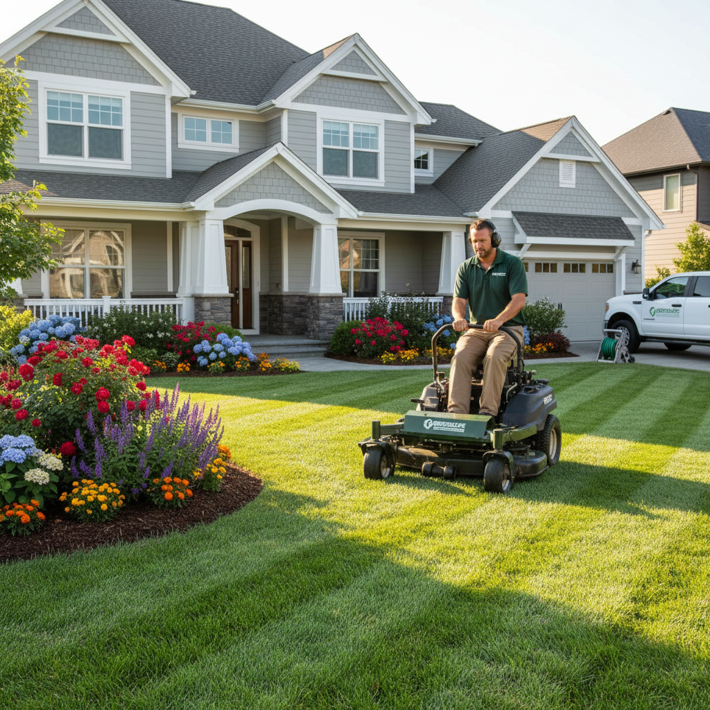 Professional contractor working on a home improvement project