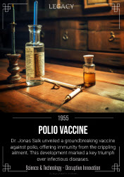 Legacy Cards Founders Edition 2023 — Polio Vaccine card