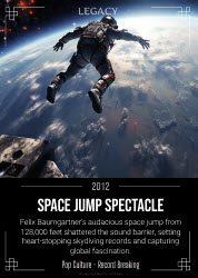 Legacy Cards Founders Edition 2023 — Space Jump Spectacle card
