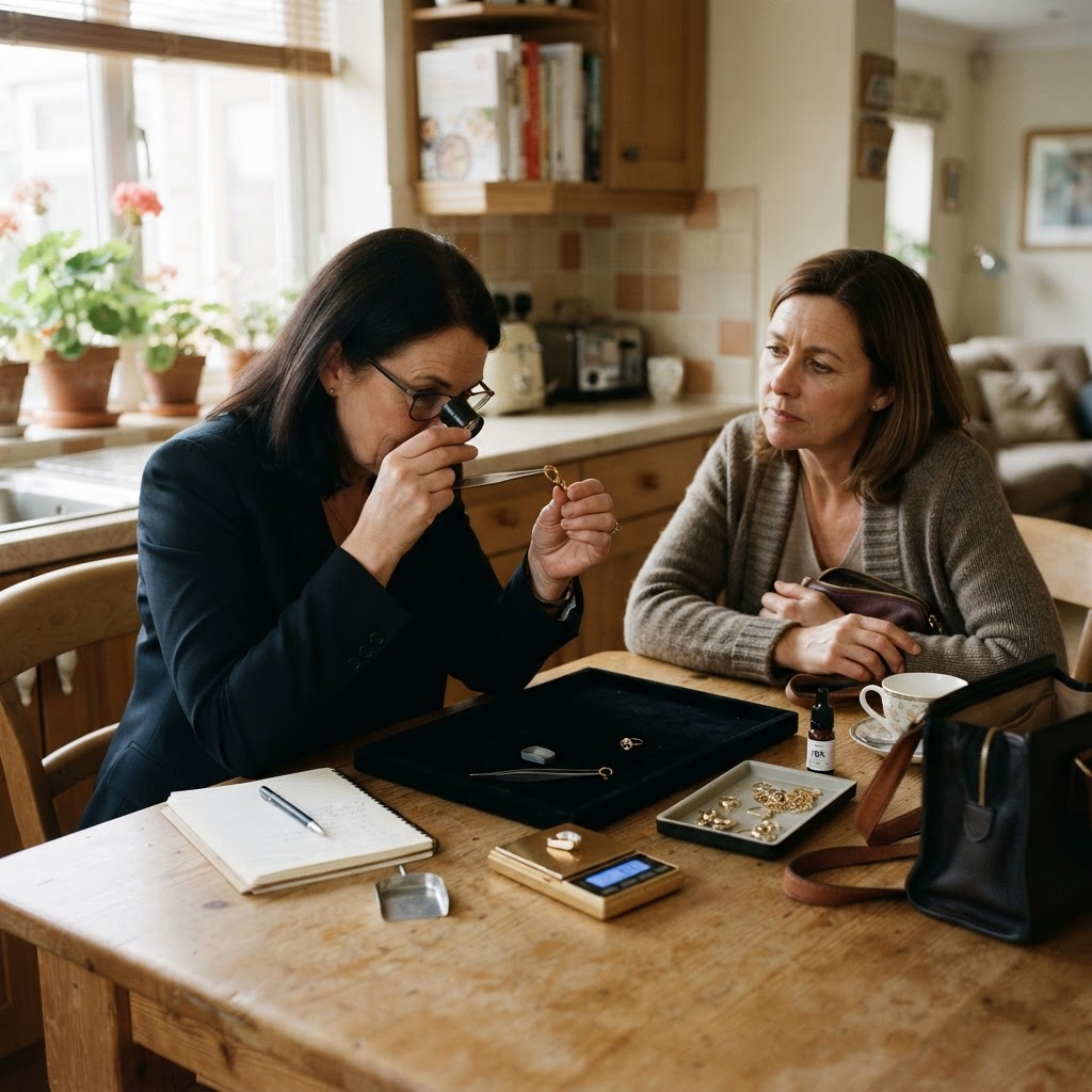 Can't Get to the Shop? We Offer FREE Home Gold Valuations in Southport