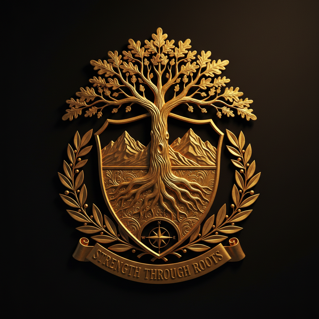 The Morrison Arms family crest design