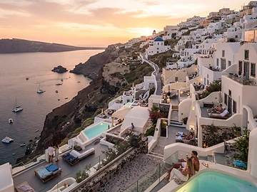 Katikies Hotel, Santorini, Greece