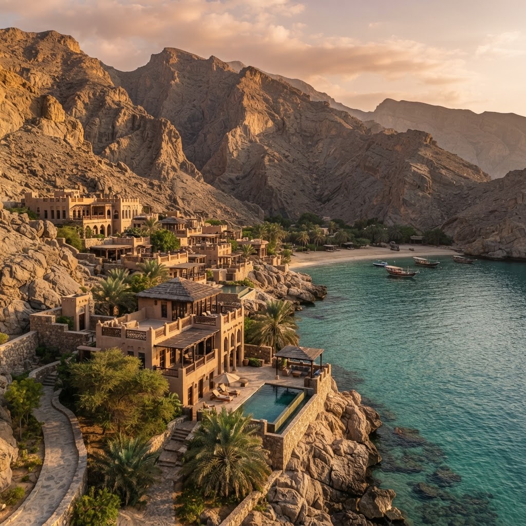 Six Senses Zighy Bay in Musandam Peninsula, Oman — Six Senses Zighy Bay: Oman's Dramatic Desert-Fjord Masterpiece