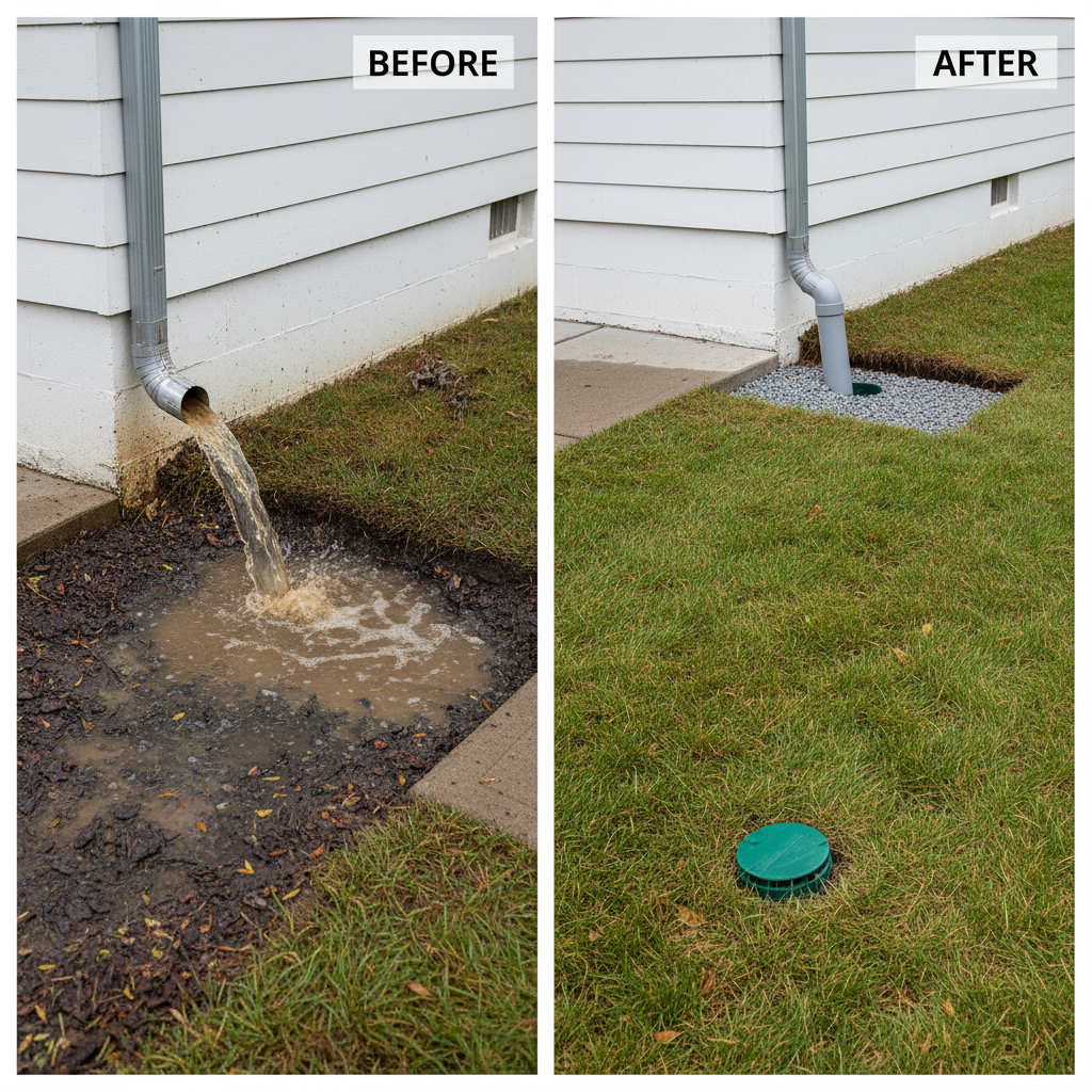Underground Downspout Drains: Buried Roof-Runoff Systems in Northeast Ohio