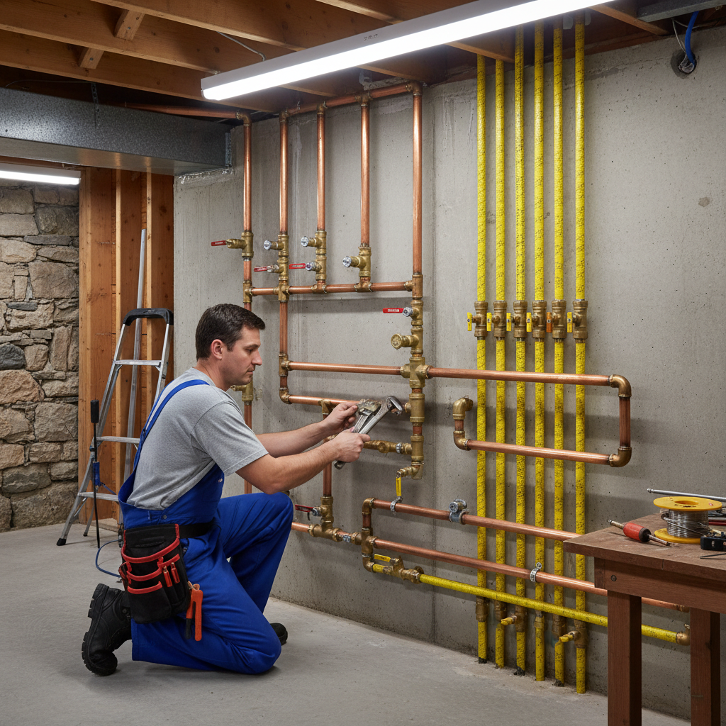 Water & Gas Line Installation