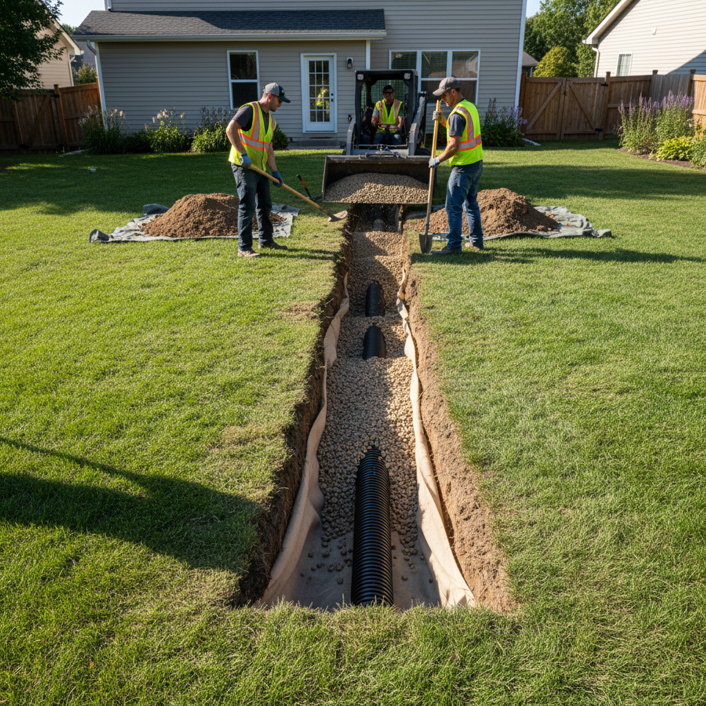 Yard Drainage Solutions for Standing Water & Soggy Lawns in Northeast Ohio