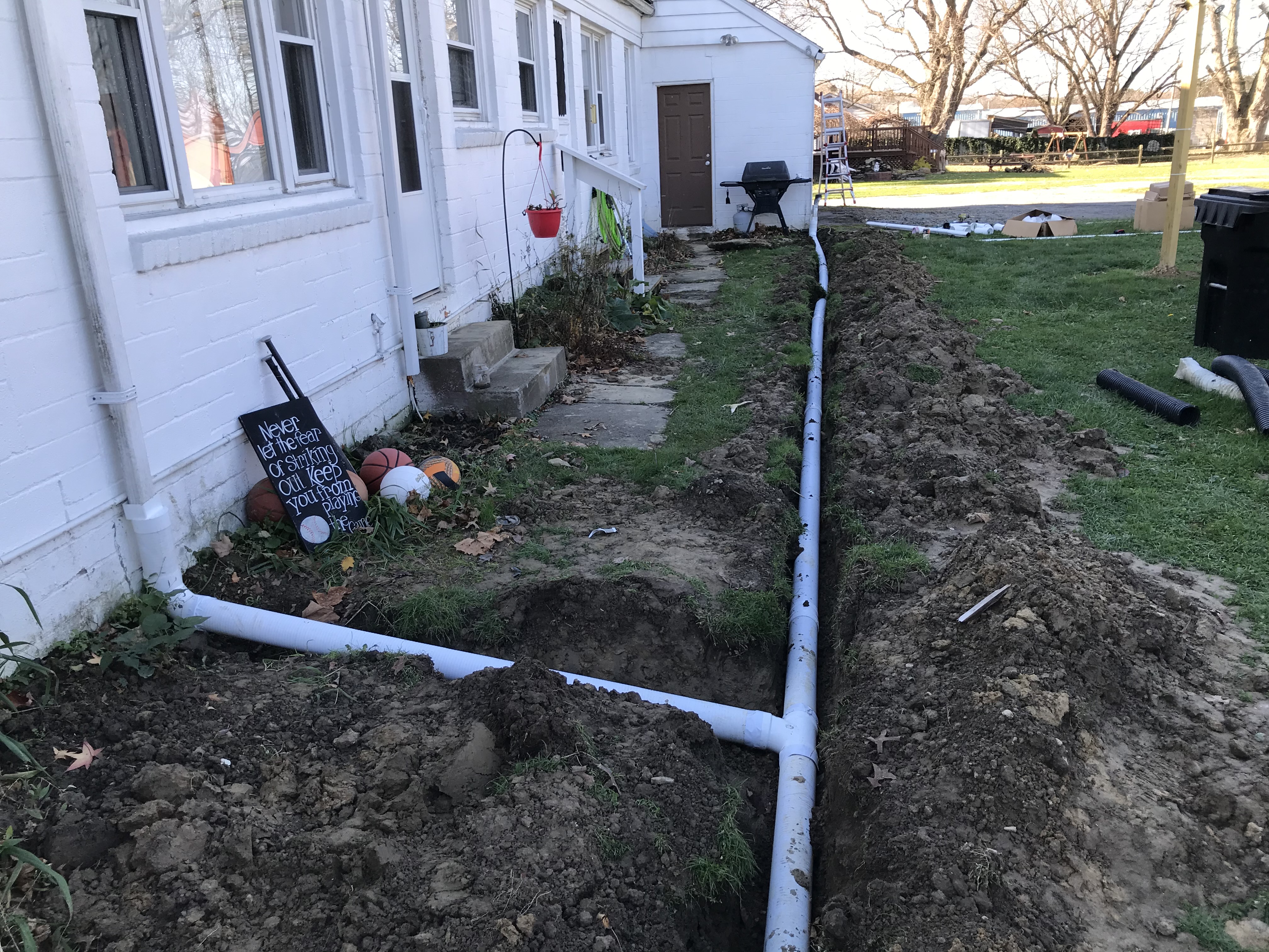 Retention Pond — Completed Basin, Grading Complete — Canfield, OH