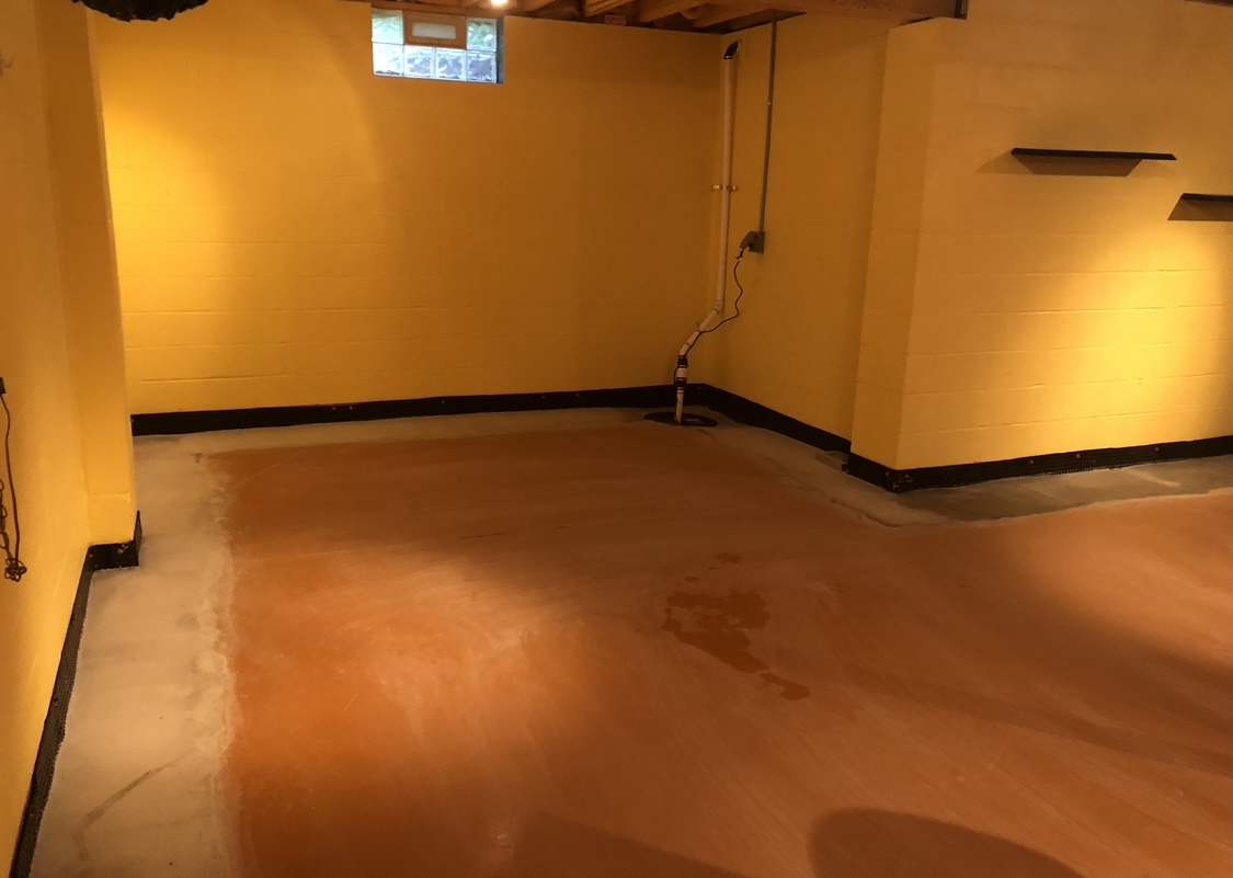 Interior — Completed System Full-Length View, Air-Gap Strip Perimeter — Canfield, OH
