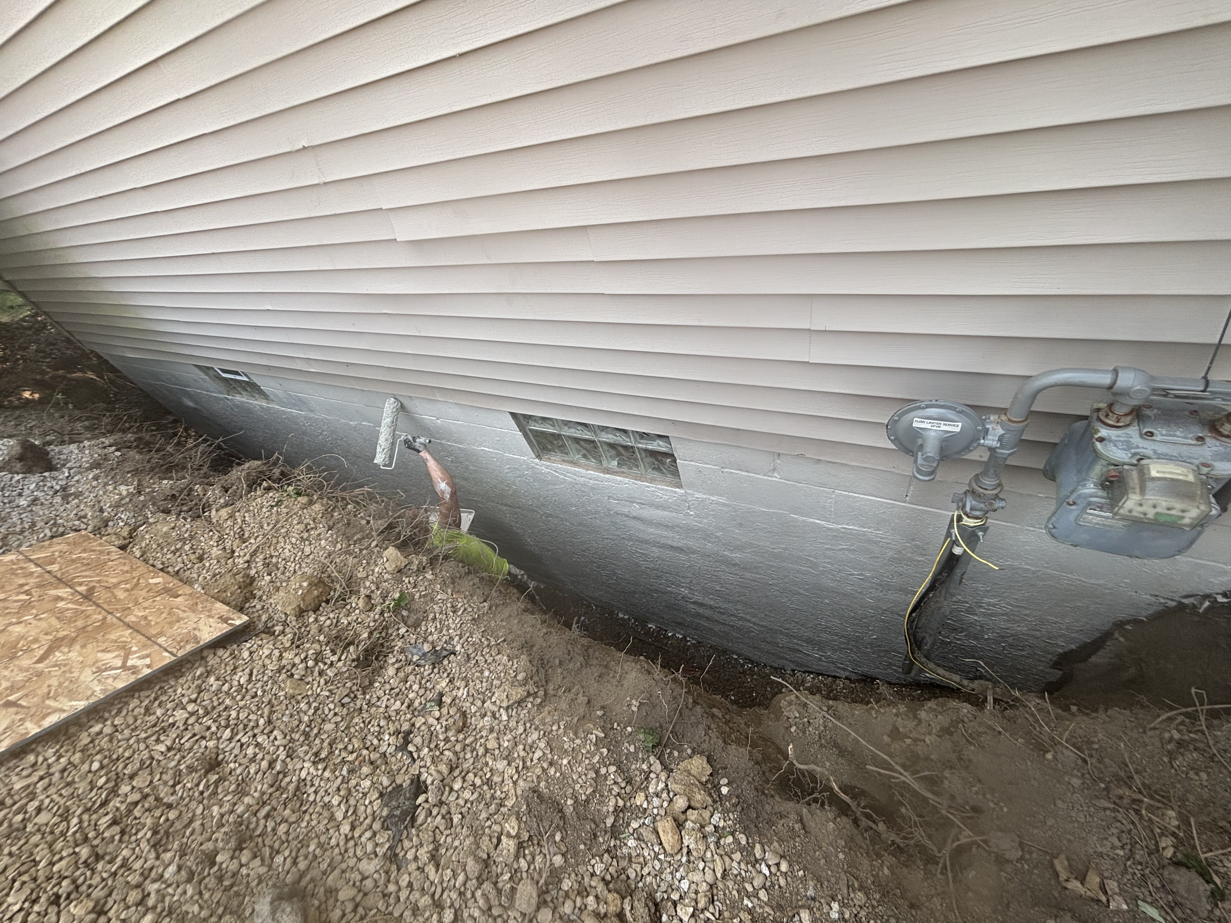 Site During Final Backfill