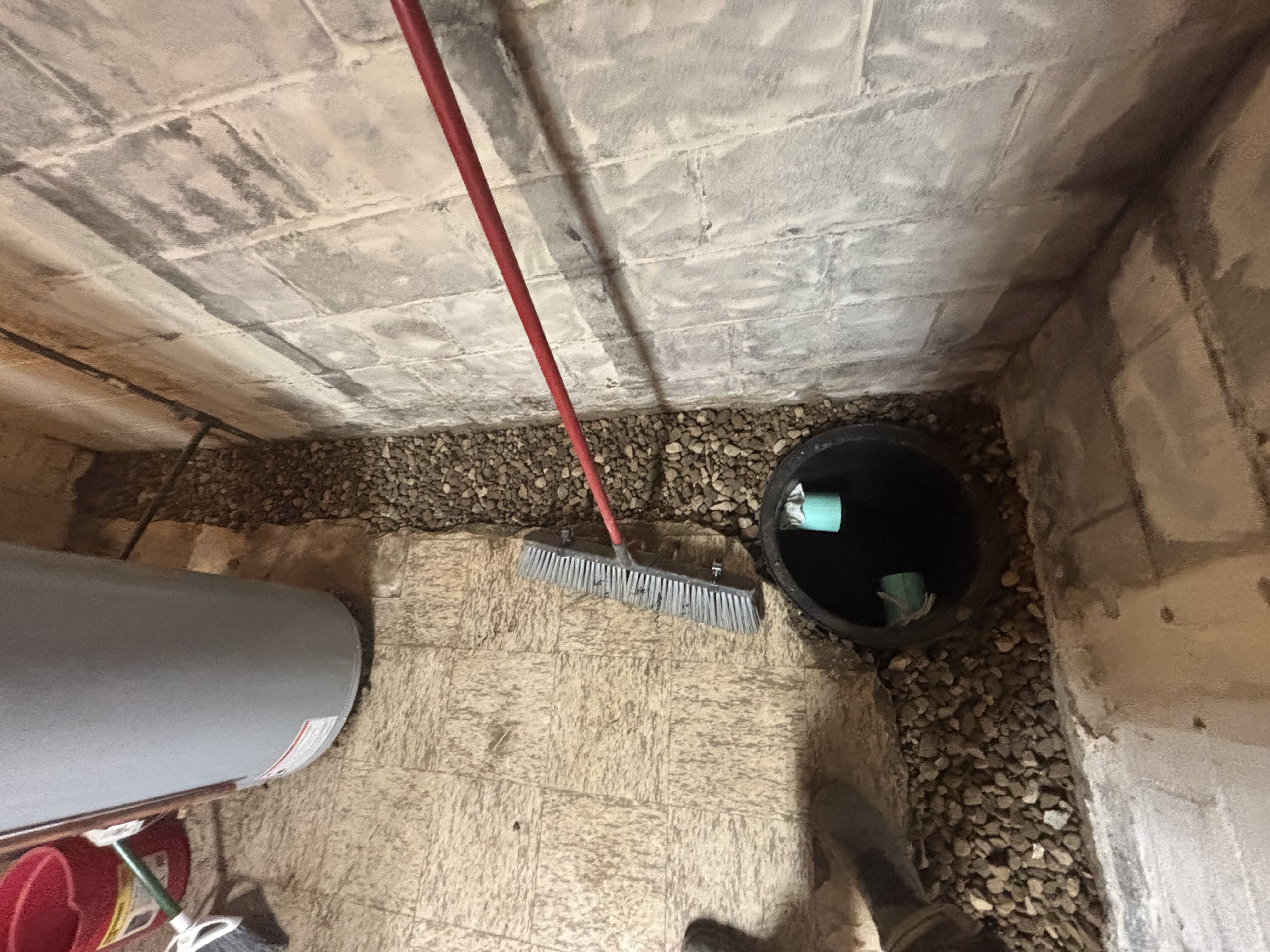 Completed Sump Basin and Backfilled Perimeter Trench — Poland, OH