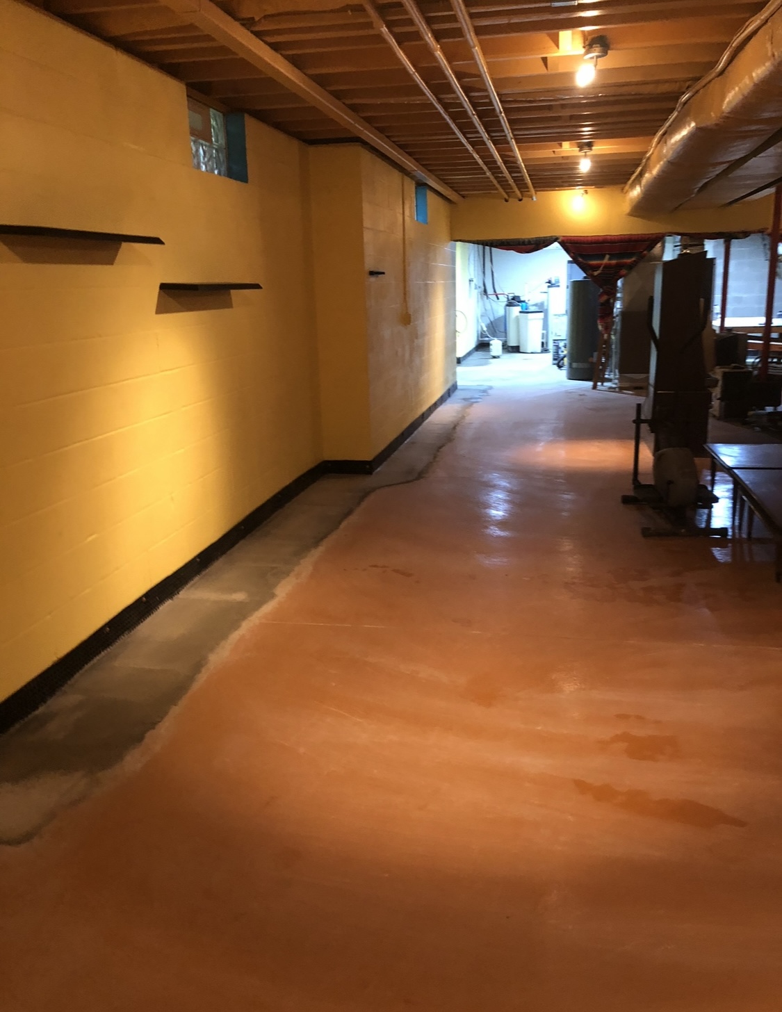 Interior — Completed Basement, Both Walls Protected — Canfield, OH
