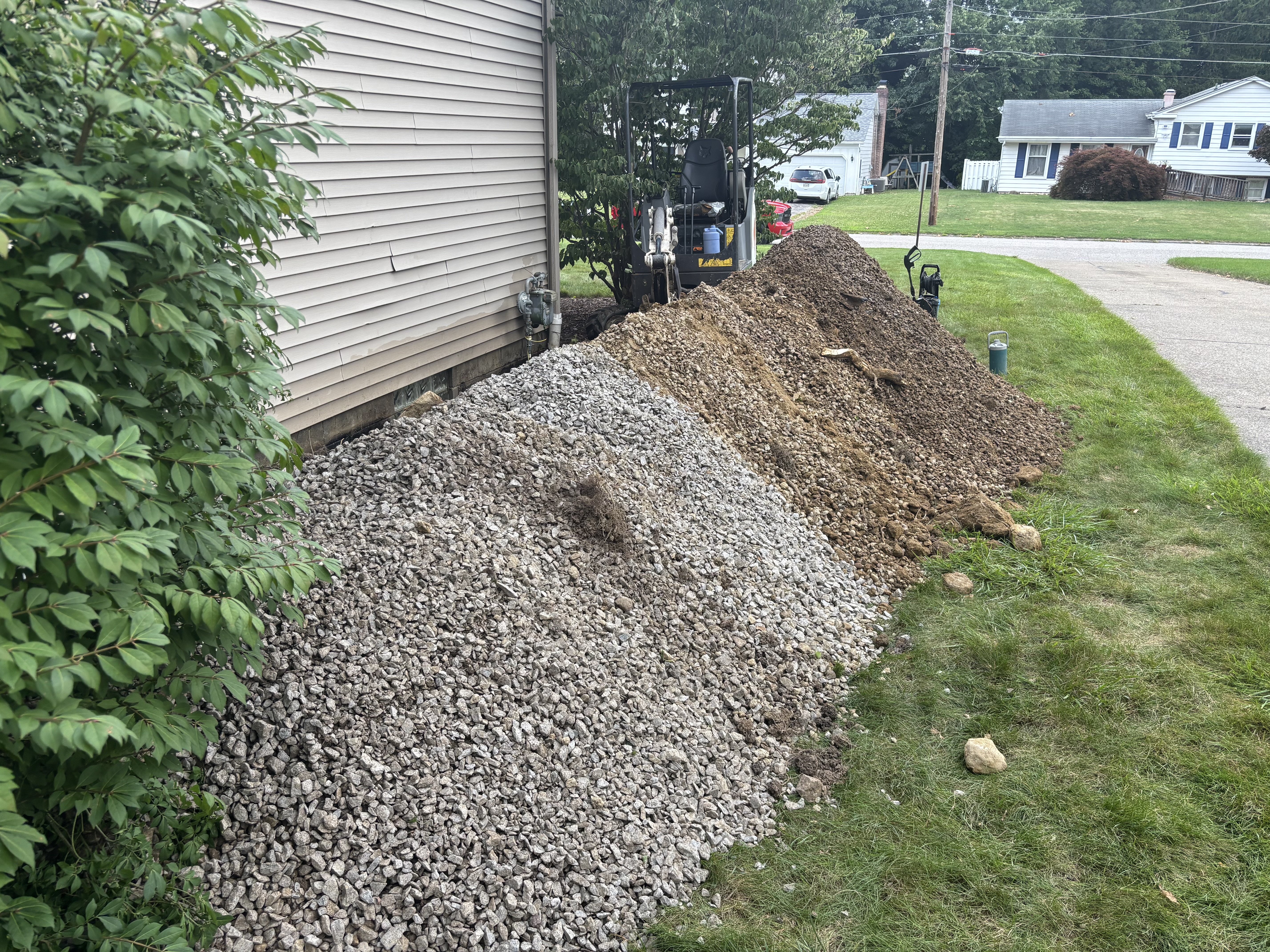 Foundation Wall After Grey Shield