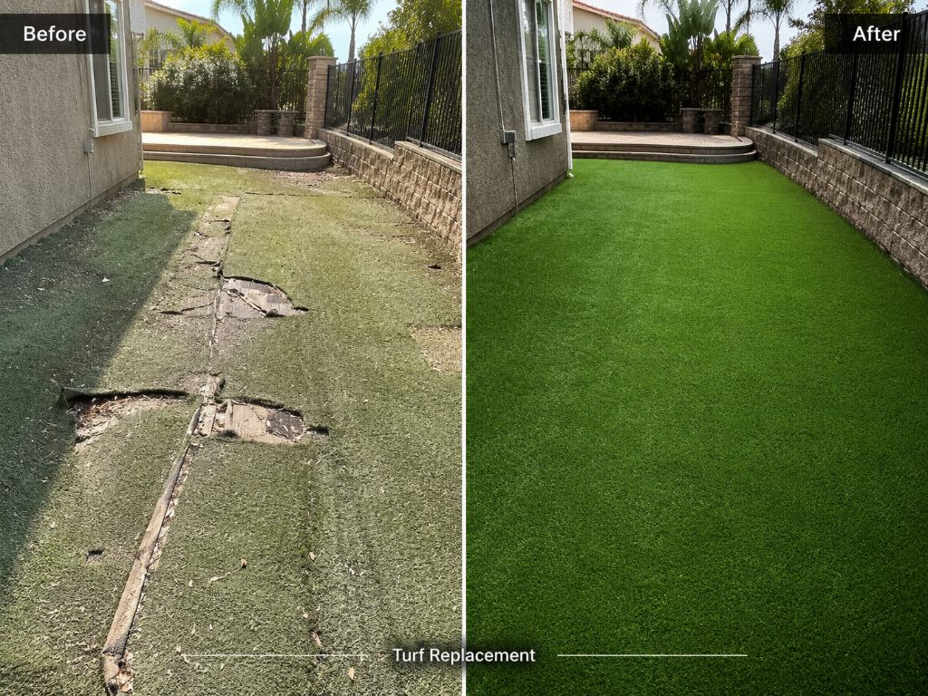 Before and after: Full Turf Replacement