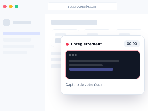 Vous répondez en vidéo