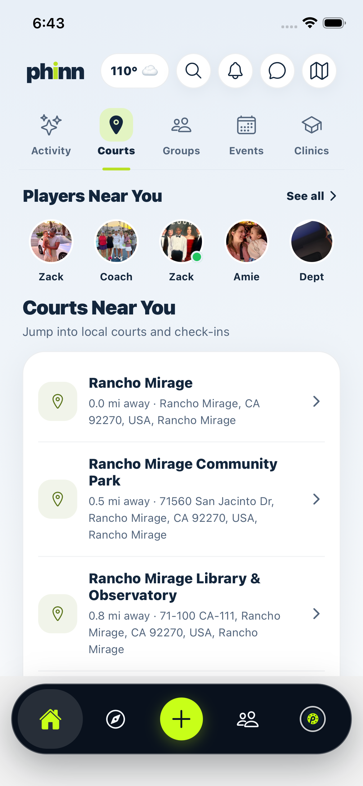 Courts & Check-Ins Near You