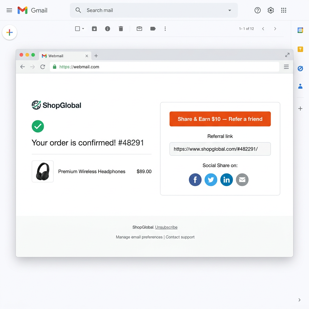 Post-purchase Emails