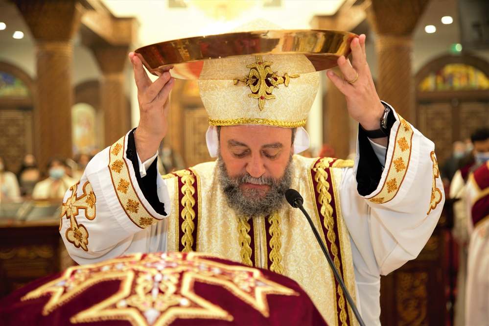 Hegumen John Mikhail, spiritual leader of St. Justina Coptic Orthodox Church
