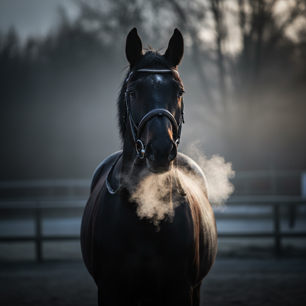 Show jumping horse