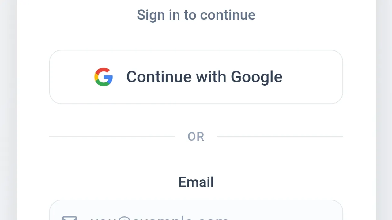 Mobile  template preview