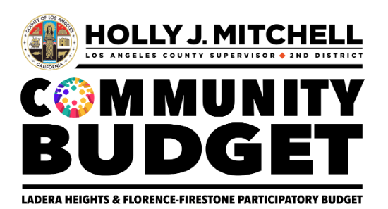 Holly J. Mitchell Community Budget Logo