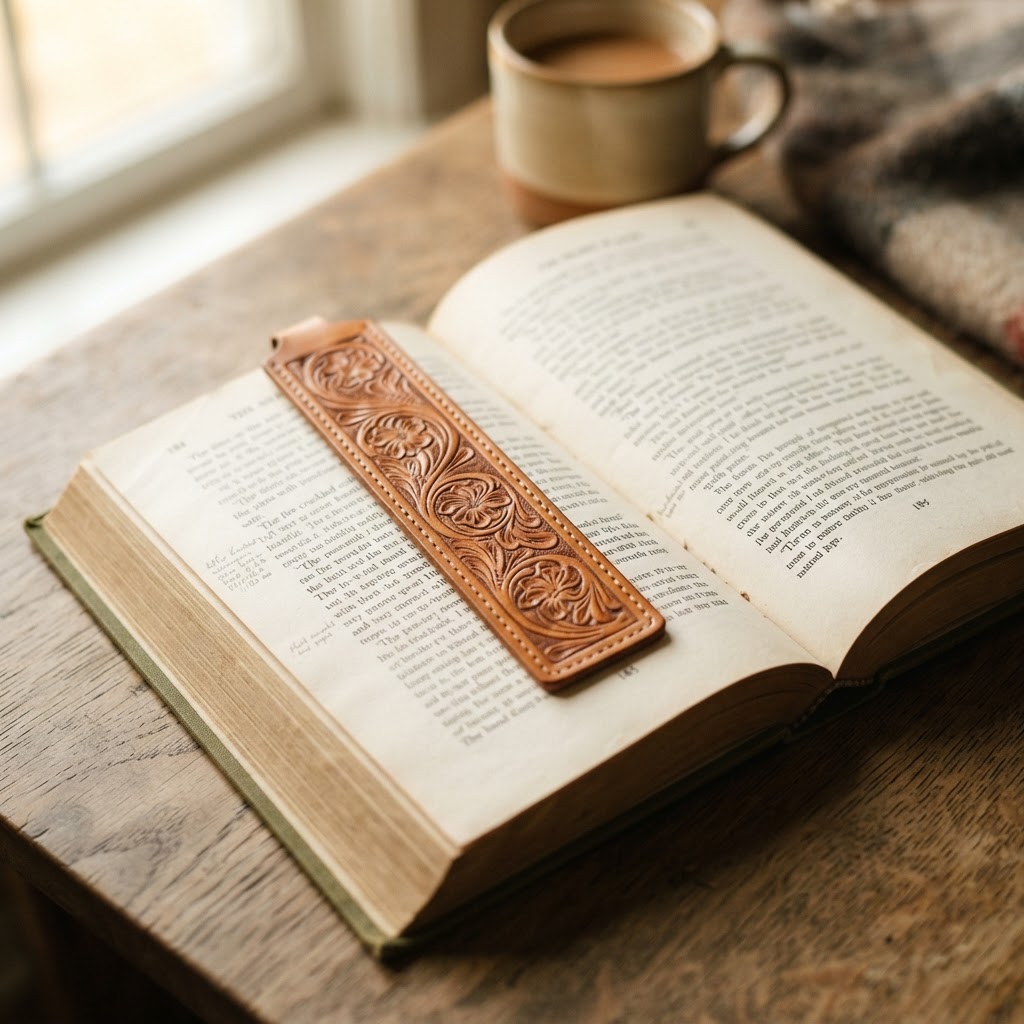The Leather Bookmark
