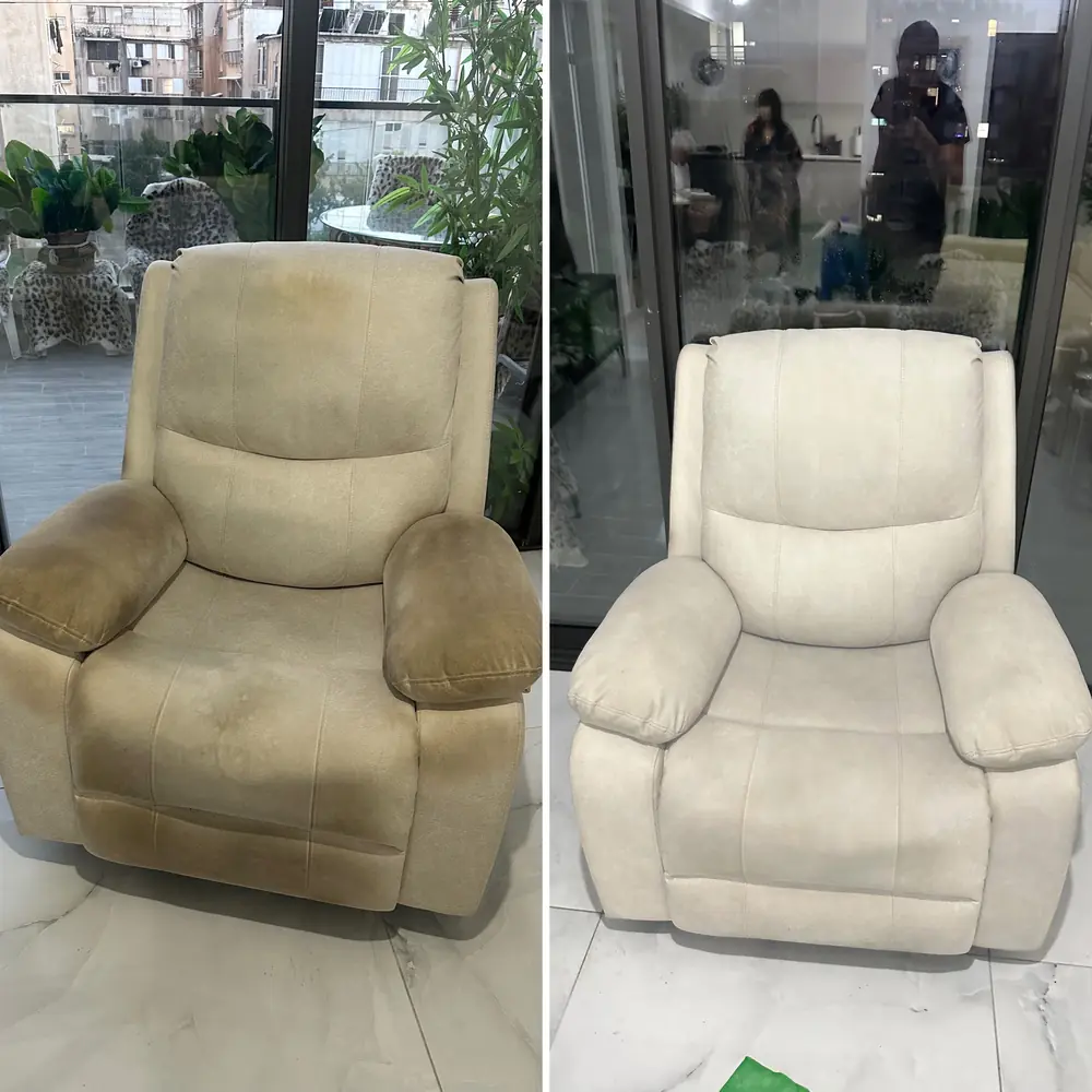 ניקוי כורסאות מקצועי באזור השרון