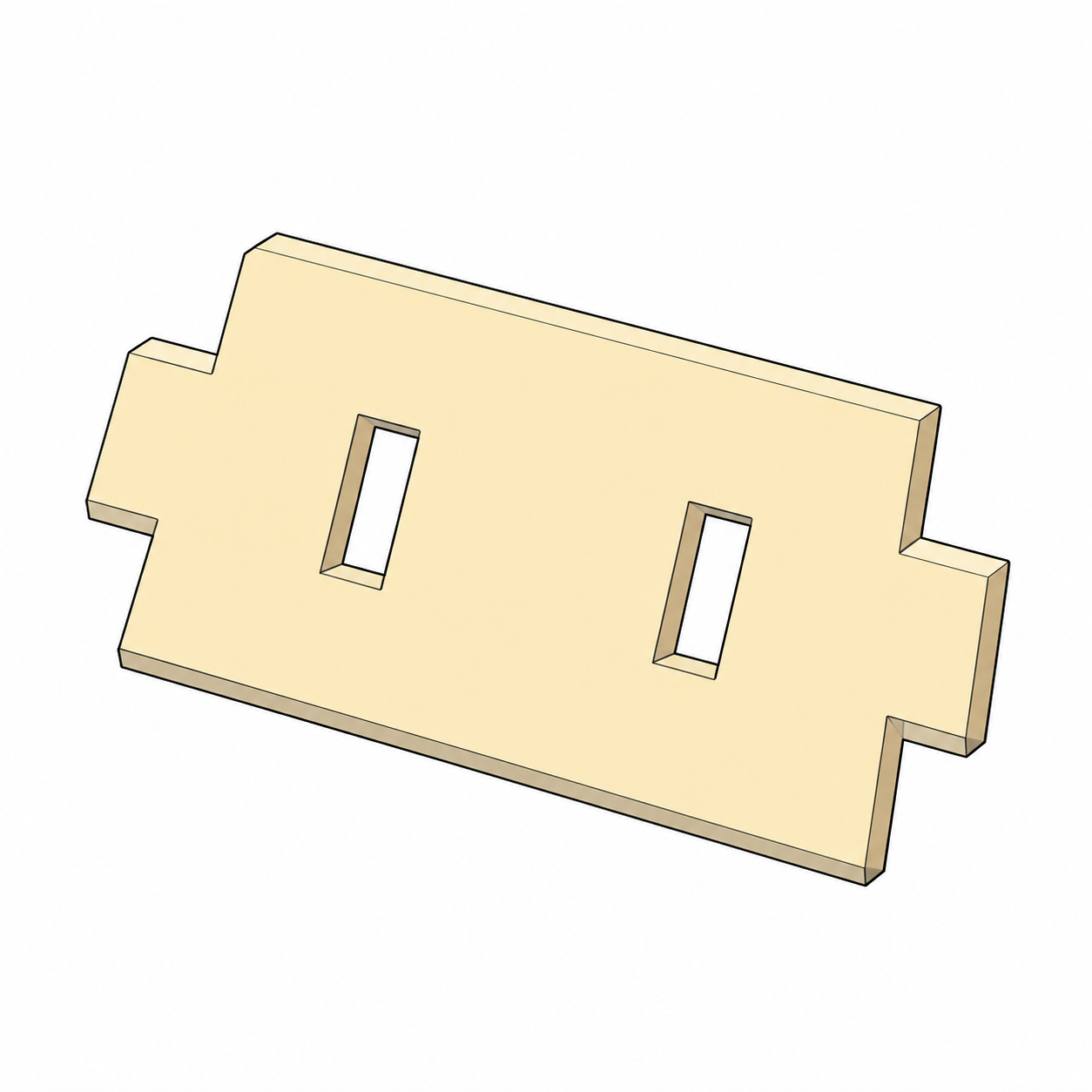 Double Slot Panel