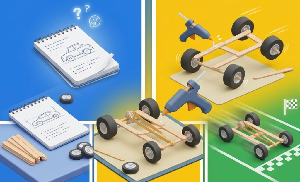Rubber Band Car Challenge