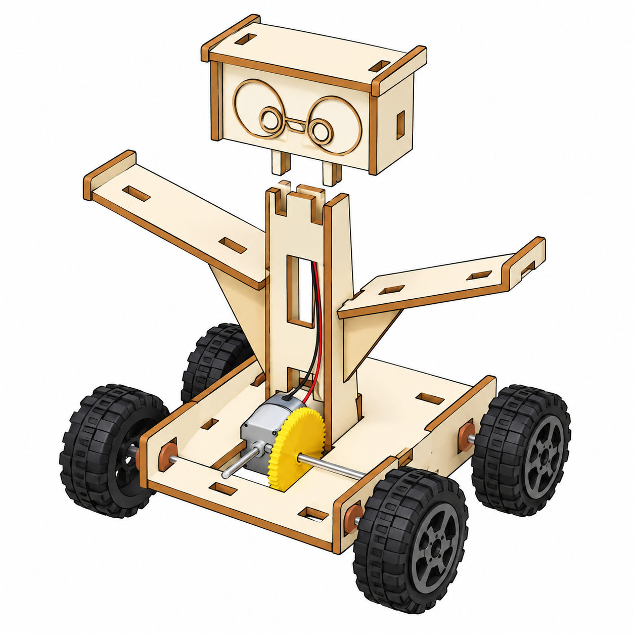 Attach the rover head