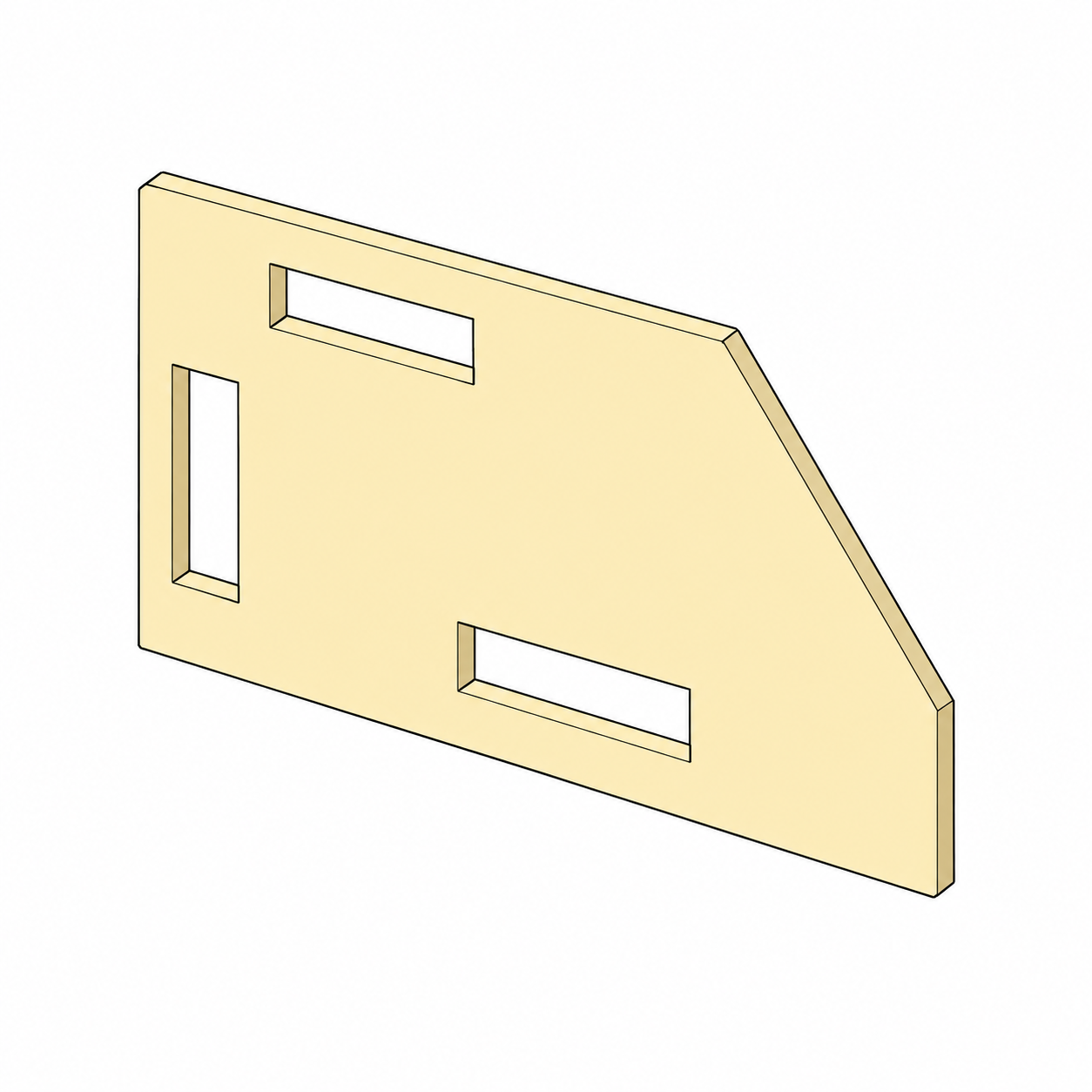 Angled Solar Support B