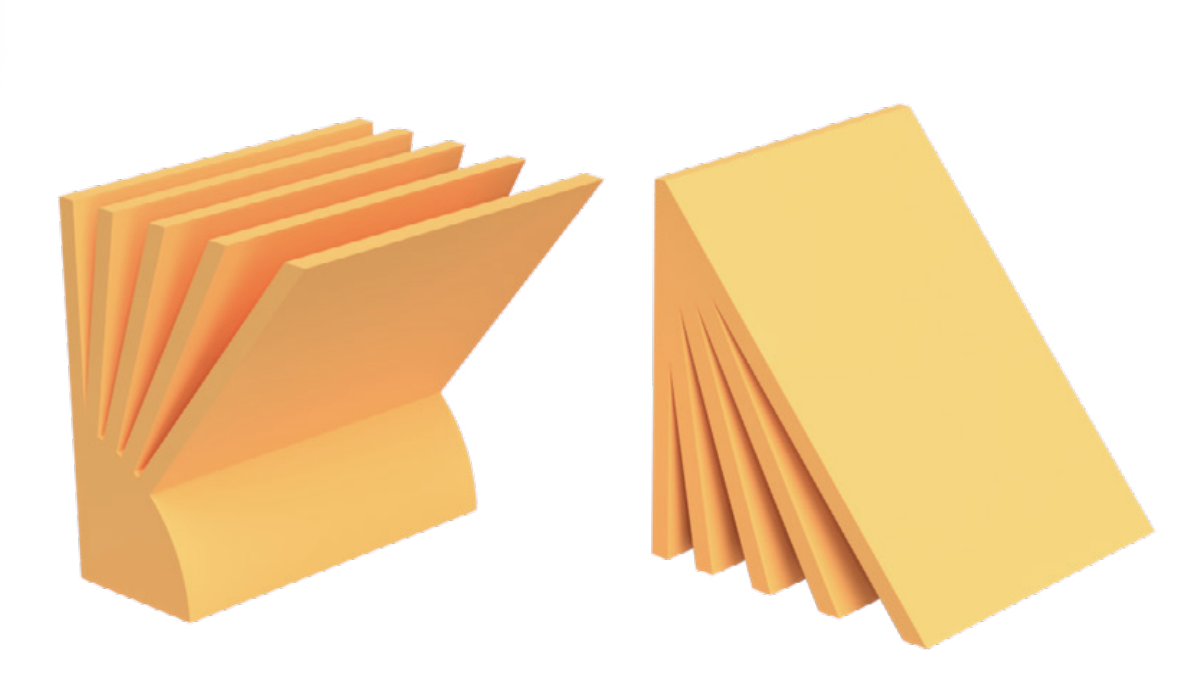 Splitting and reorienting parts is a common workaround