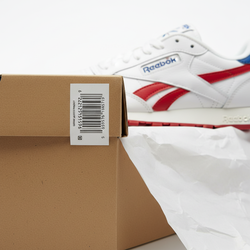 Reebok Box and Packaging
